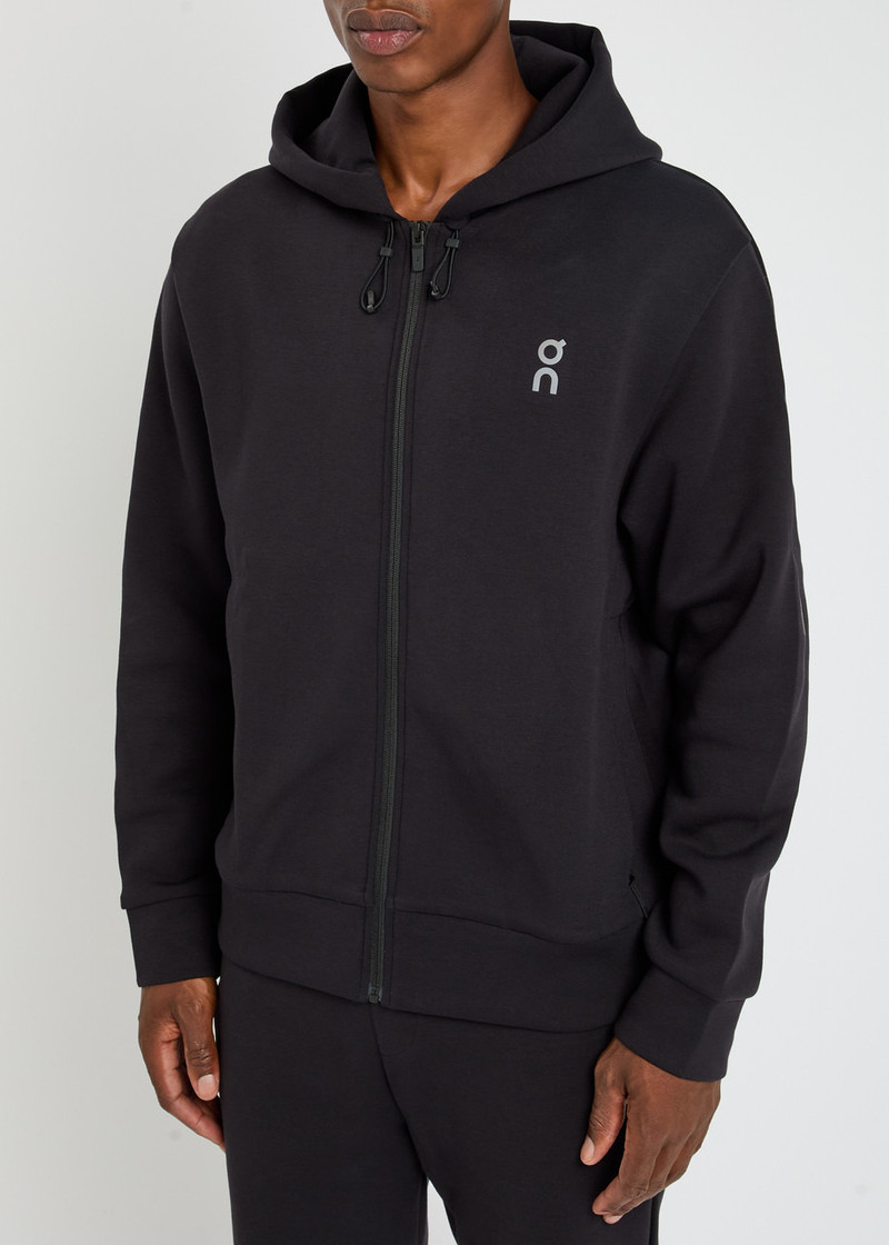 On ON Focus Tech Hooded Cotton-blend Sweatshirt outlook