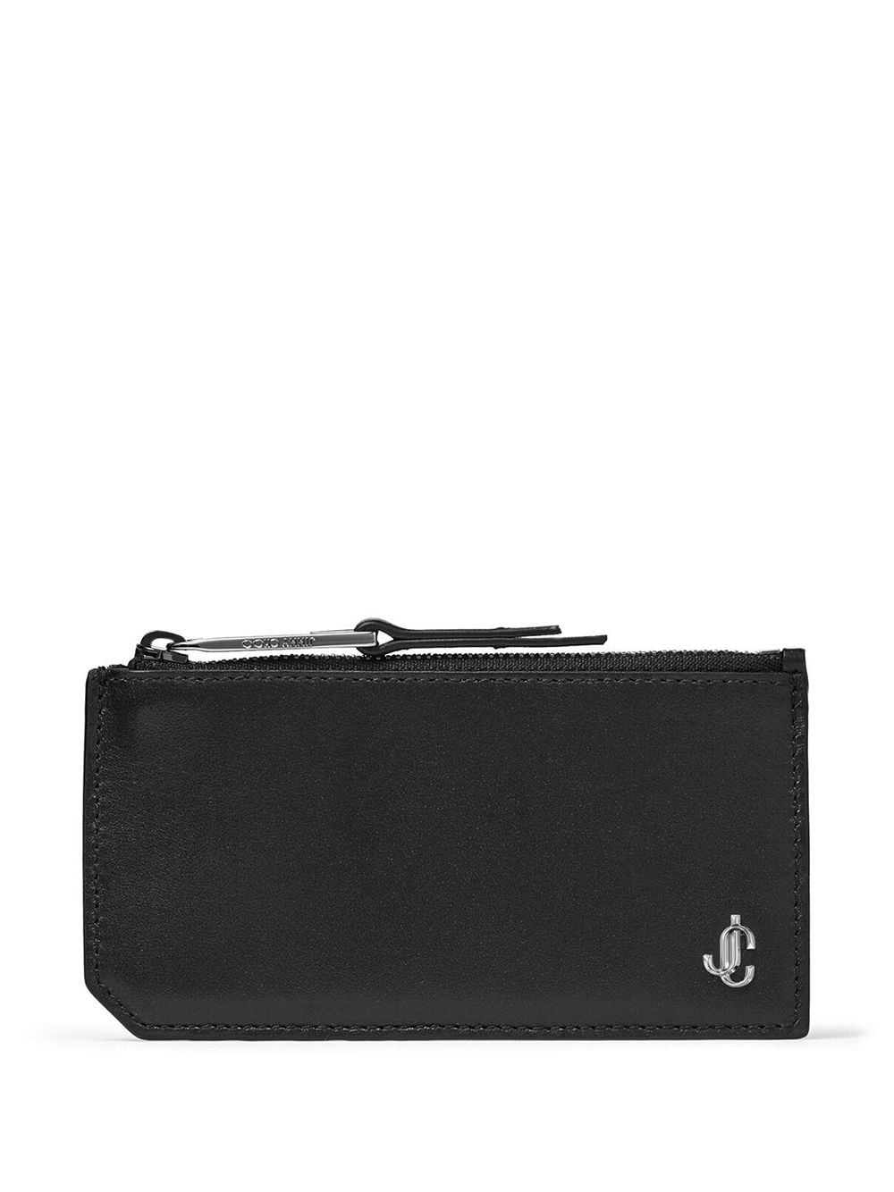 logo-plaque zip-fastening wallet - 1