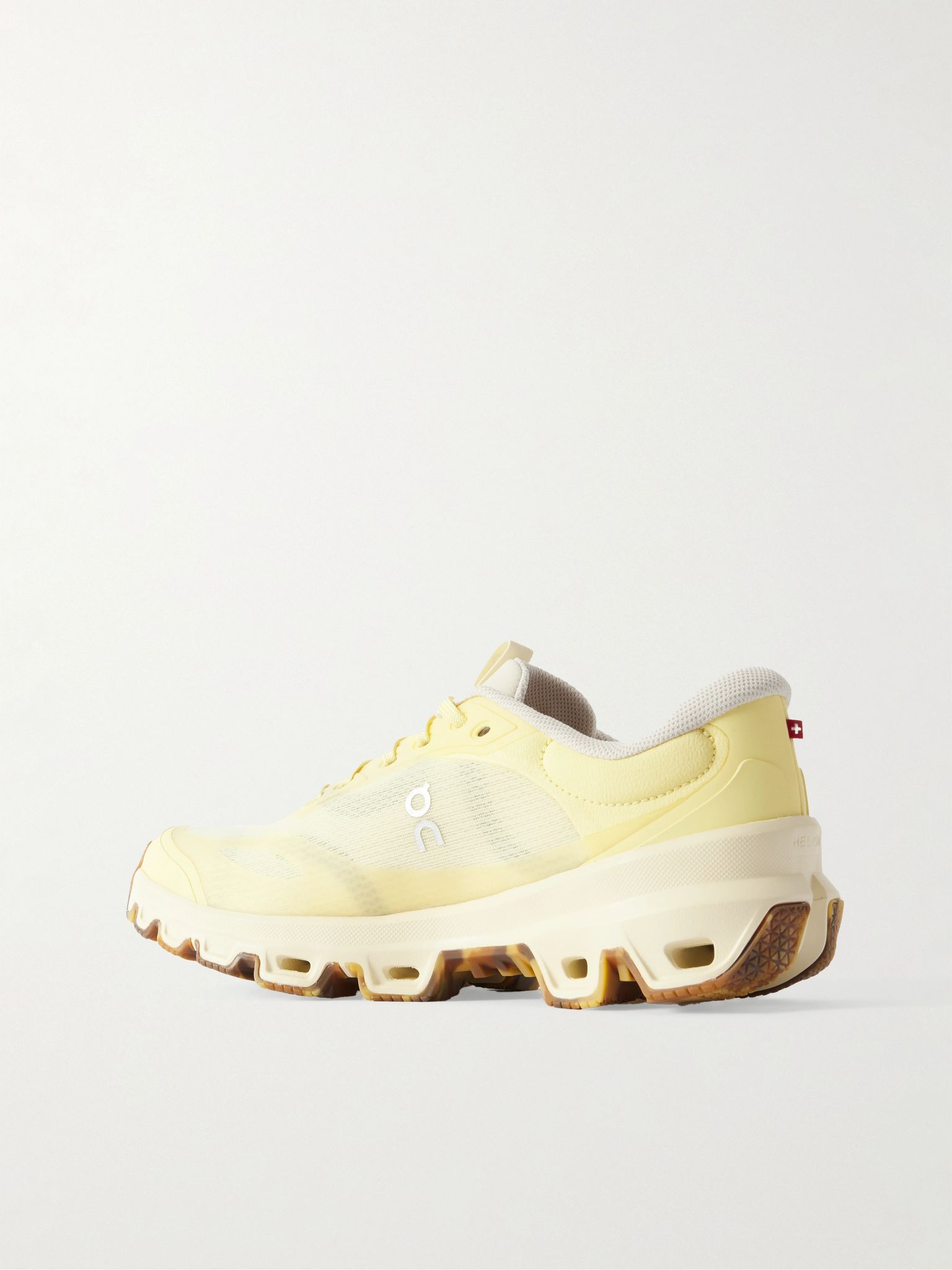 + ON CLOUDVENTURE 2.0 rubber-trimmed paneled recycled-mesh sneakers Pastel yellow - 3