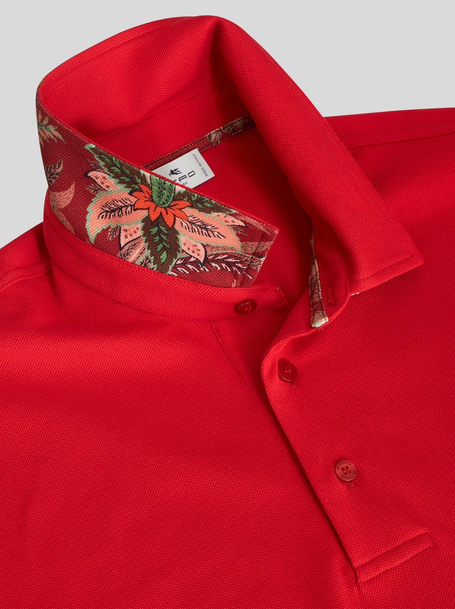 POLO SHIRT WITH EMBROIDERED PEGASO - 6