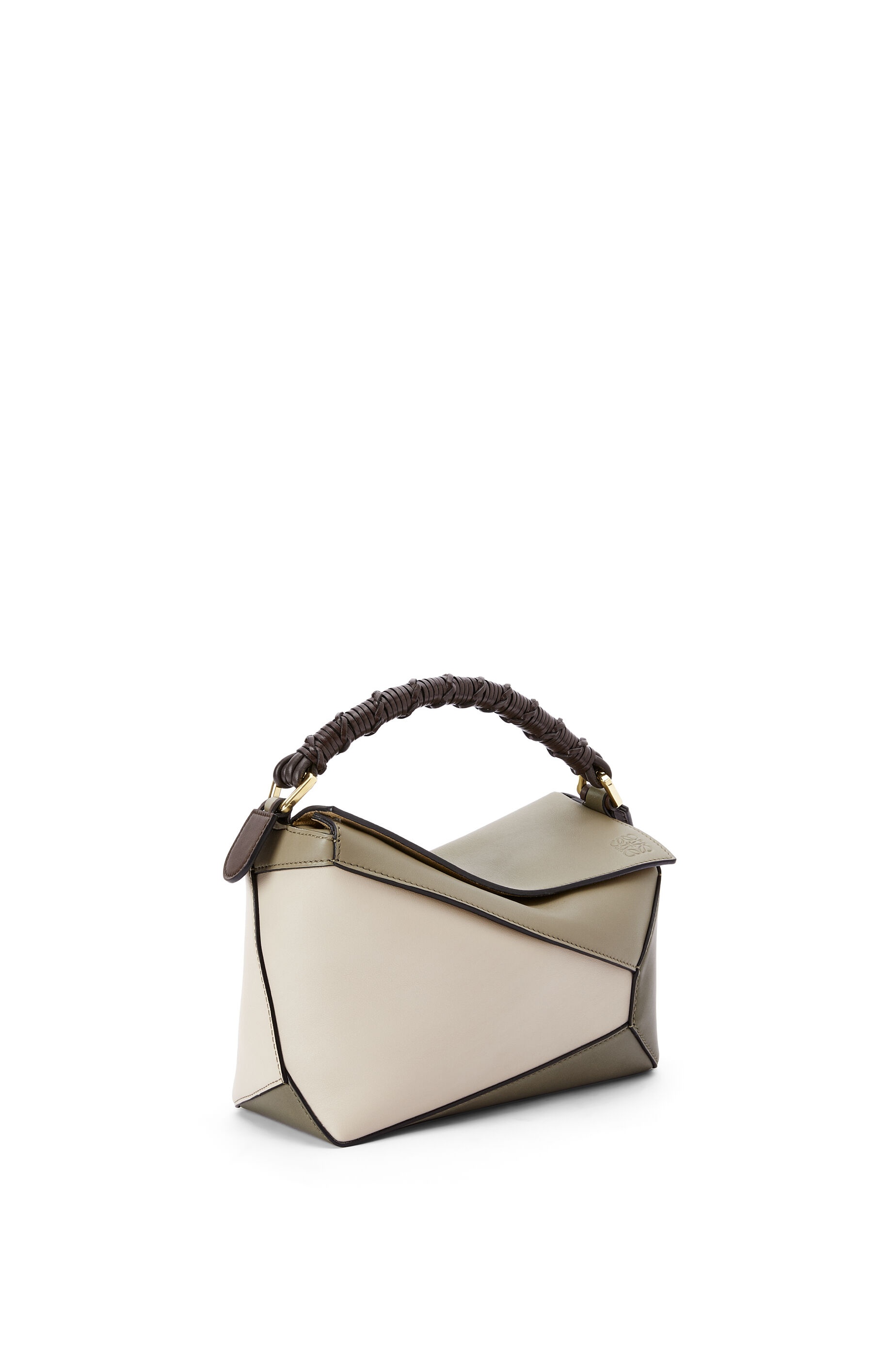 small puzzle edge bag in nappa calfskin