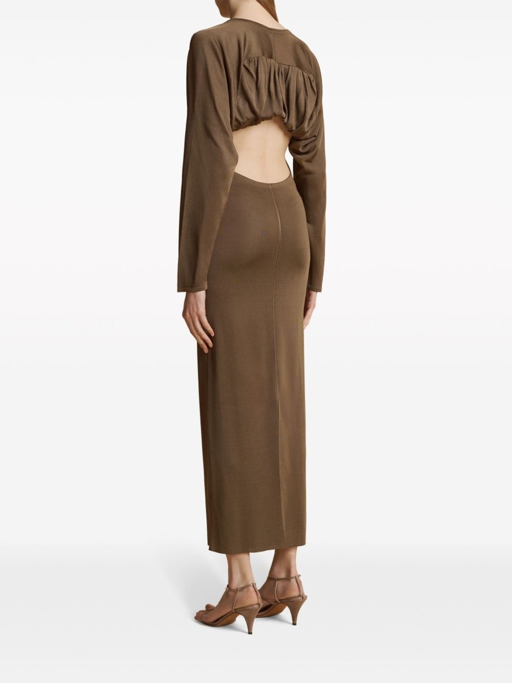 Esmeray open-back maxi dress set - 4