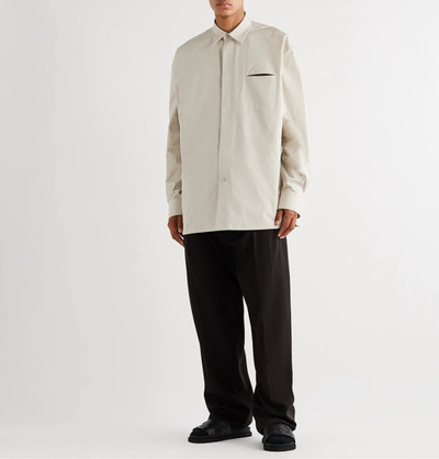 Bottega Veneta Oversized Cotton-Poplin Shirt outlook