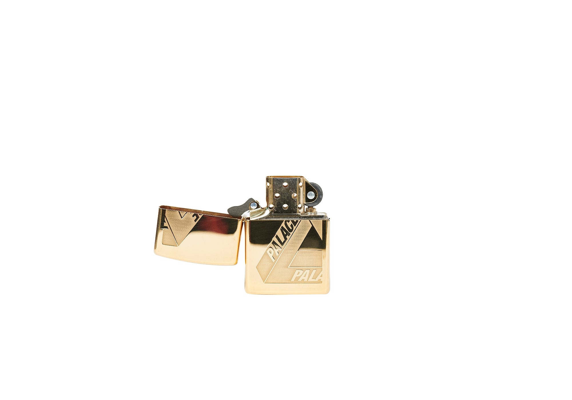 PALACE TRI-FERG ZIPPO LIGHTER HIGH POLISH BRASS - 4