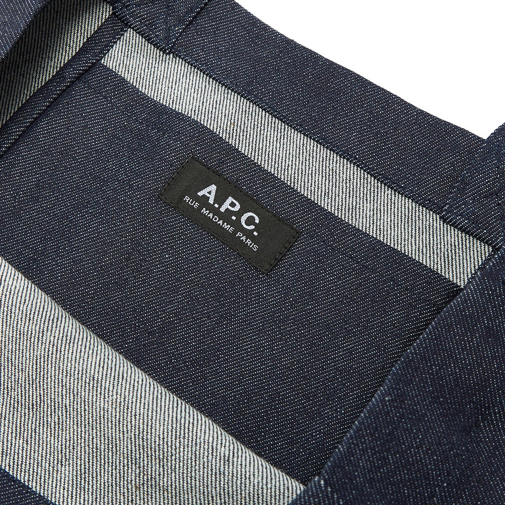 A.P.C Lou Summer Denim Tote Bag - 4