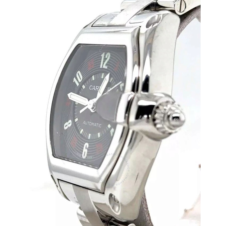 Pre-owned Cartier Roadster Black Dial Men's Watch W62002V3 - 2