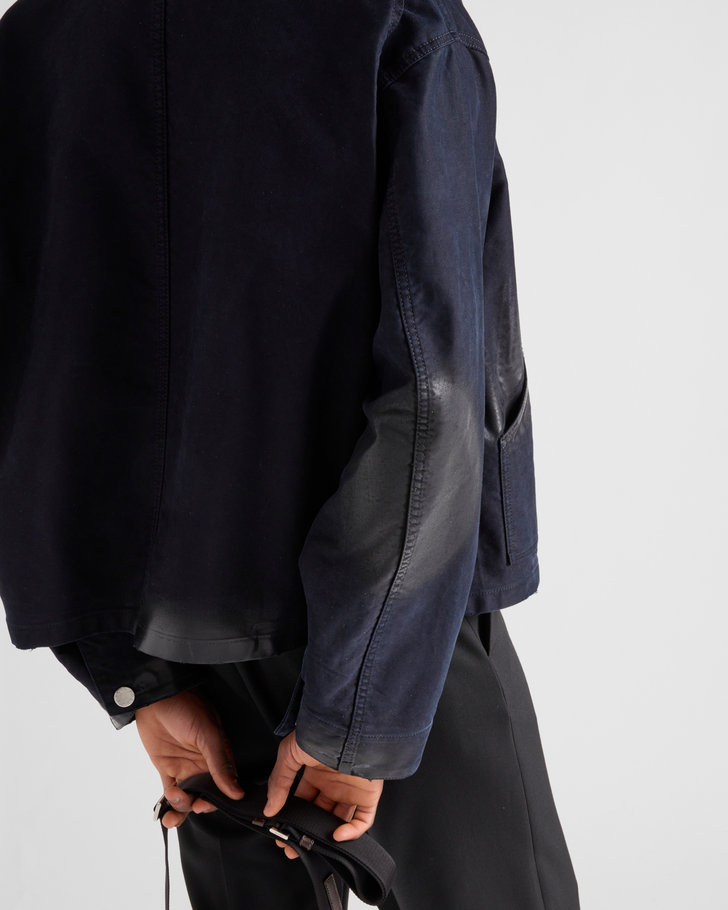 Moleskin blouson jacket - 4