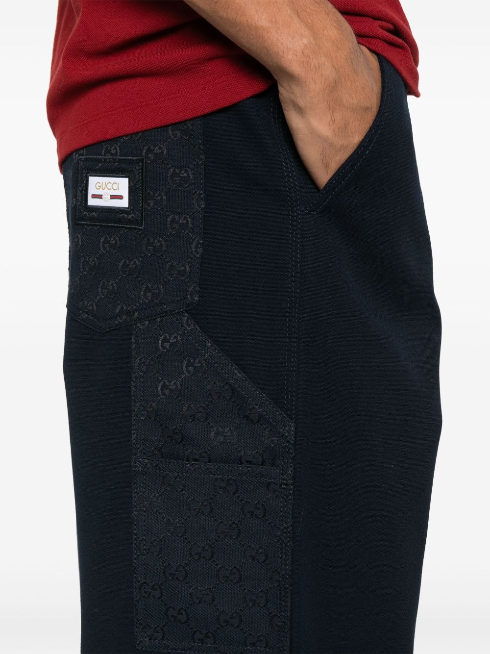 cotton canvas trousers - 5