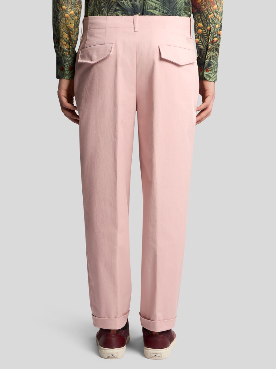 COTTON CHINO TROUSERS - 5