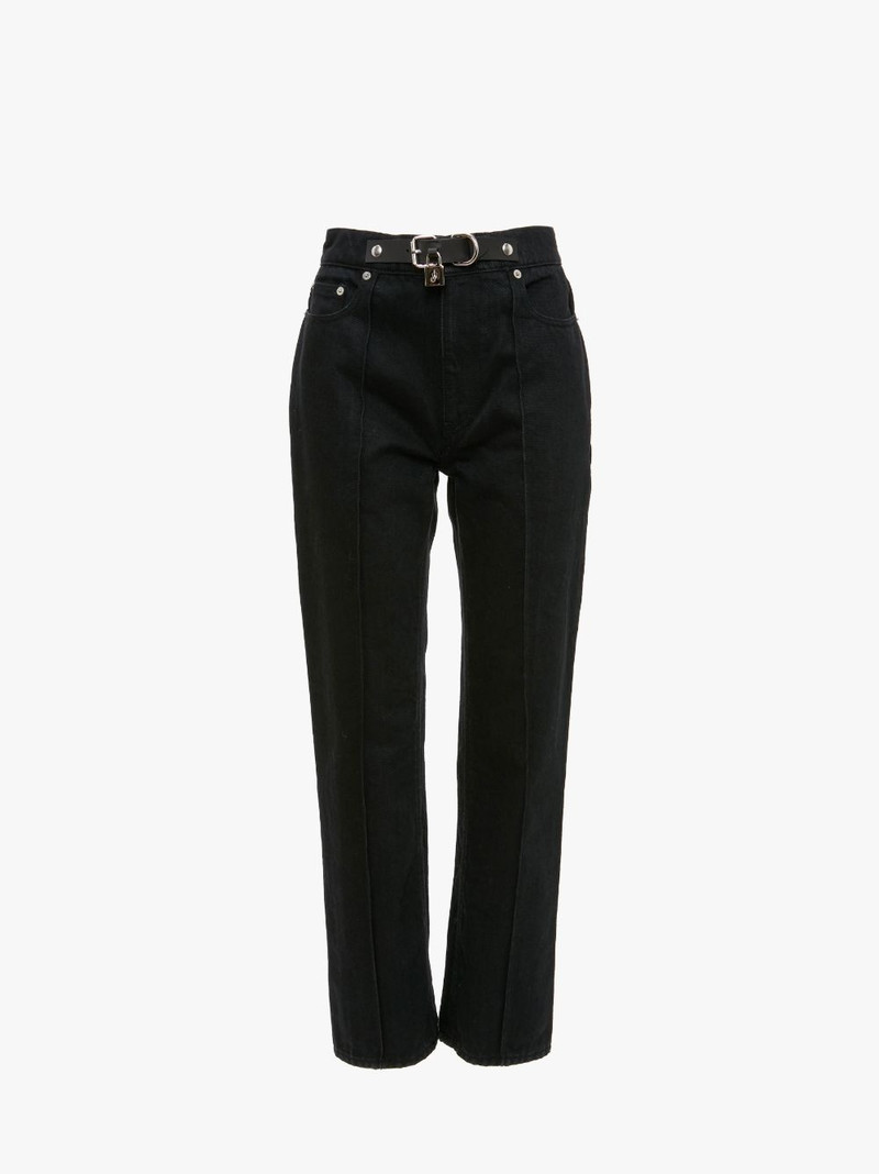 PADLOCK STRAP SLIM FIT DENIM JEANS 1