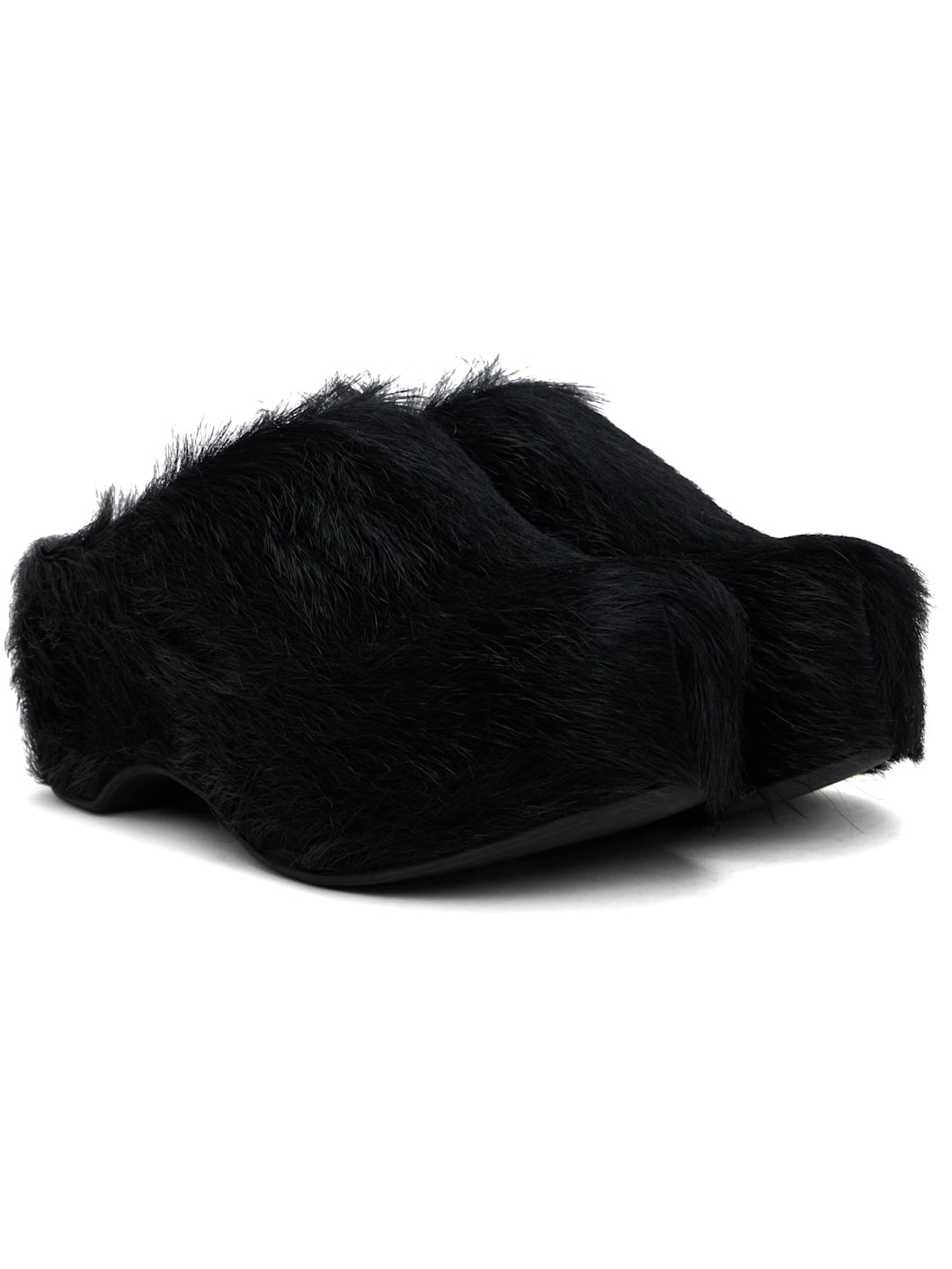 Black Sabot Loafers - 4