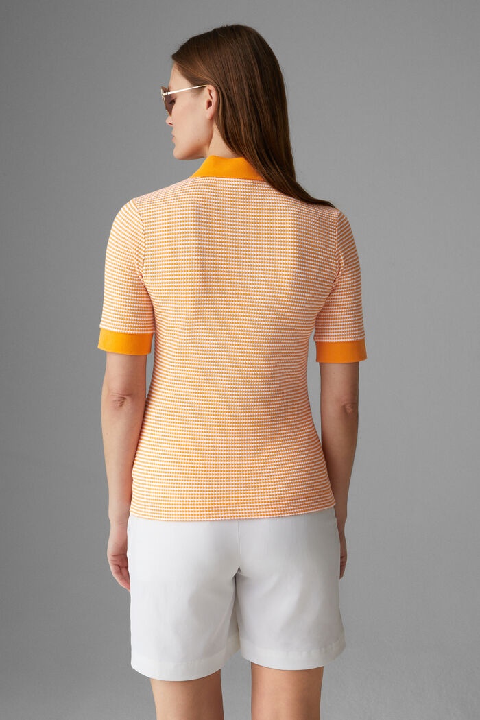 Wendy Polo shirt in Orange/White - 3