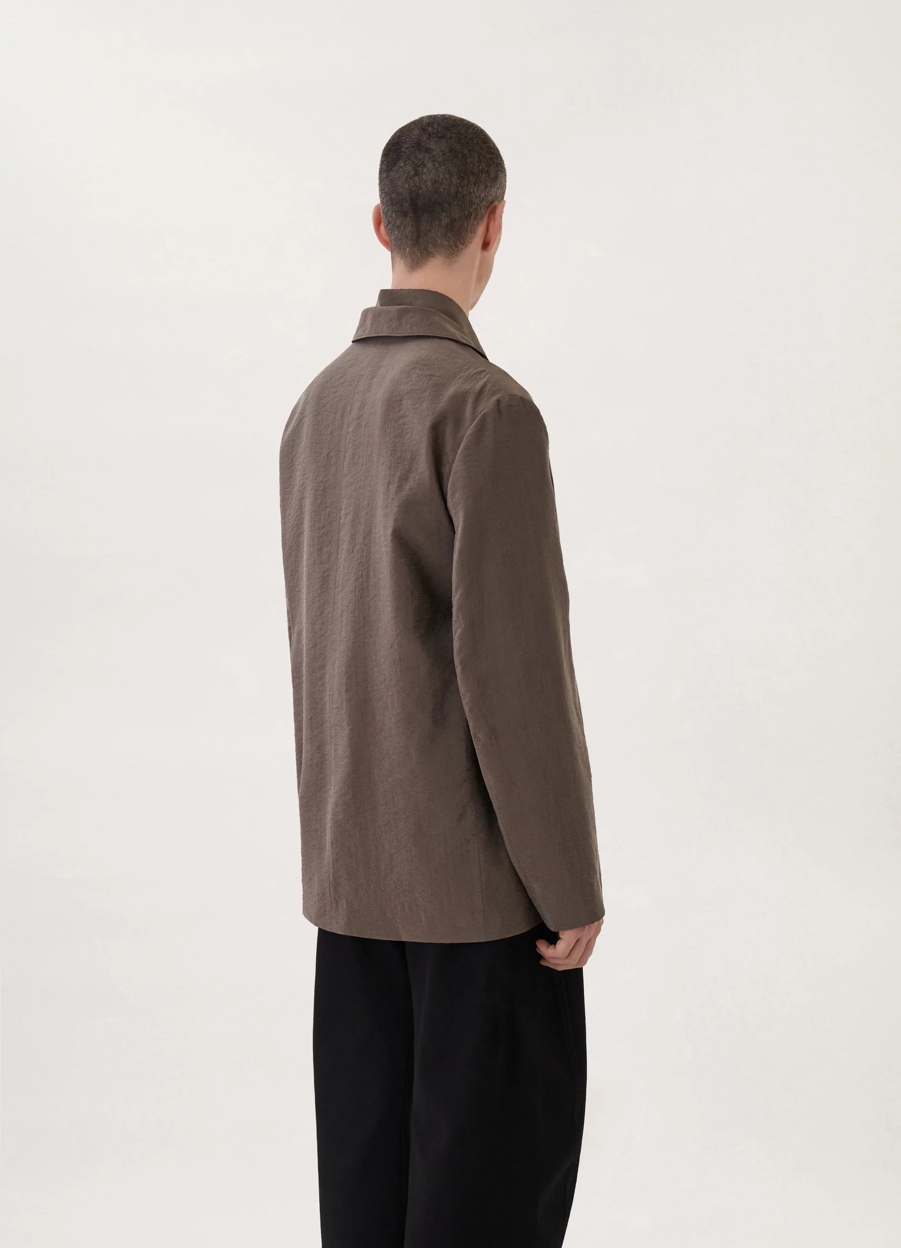 BELTED DOUBLE BREASTED JACKET
DRY SILK - 7