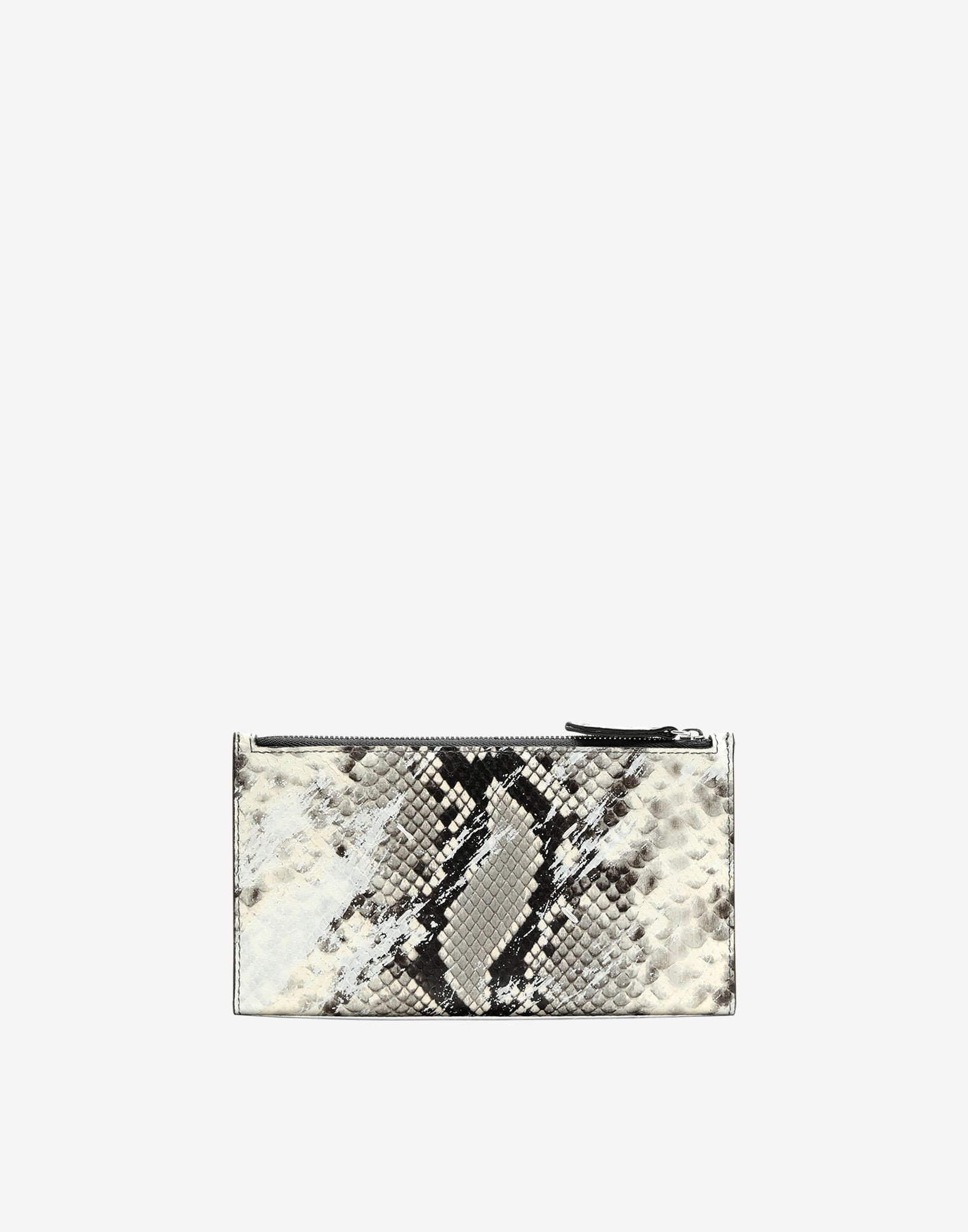 Python-effect flap wallet - 2