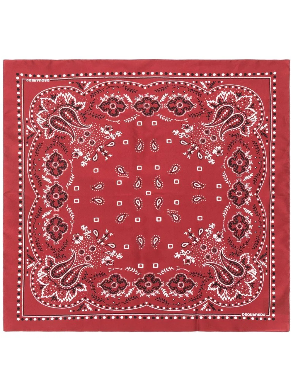 paisley-print bandana scarf - 4