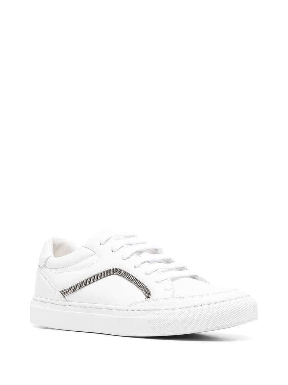 low-top lace-up sneakers - 2
