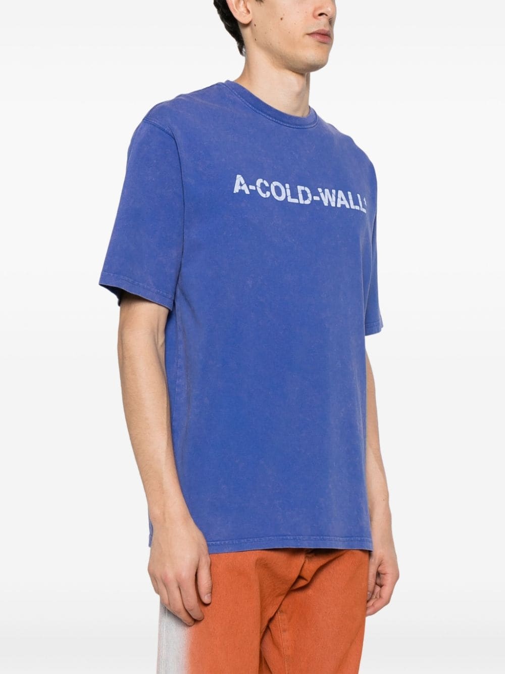 Overdye Logo cotton T-shirt - 3