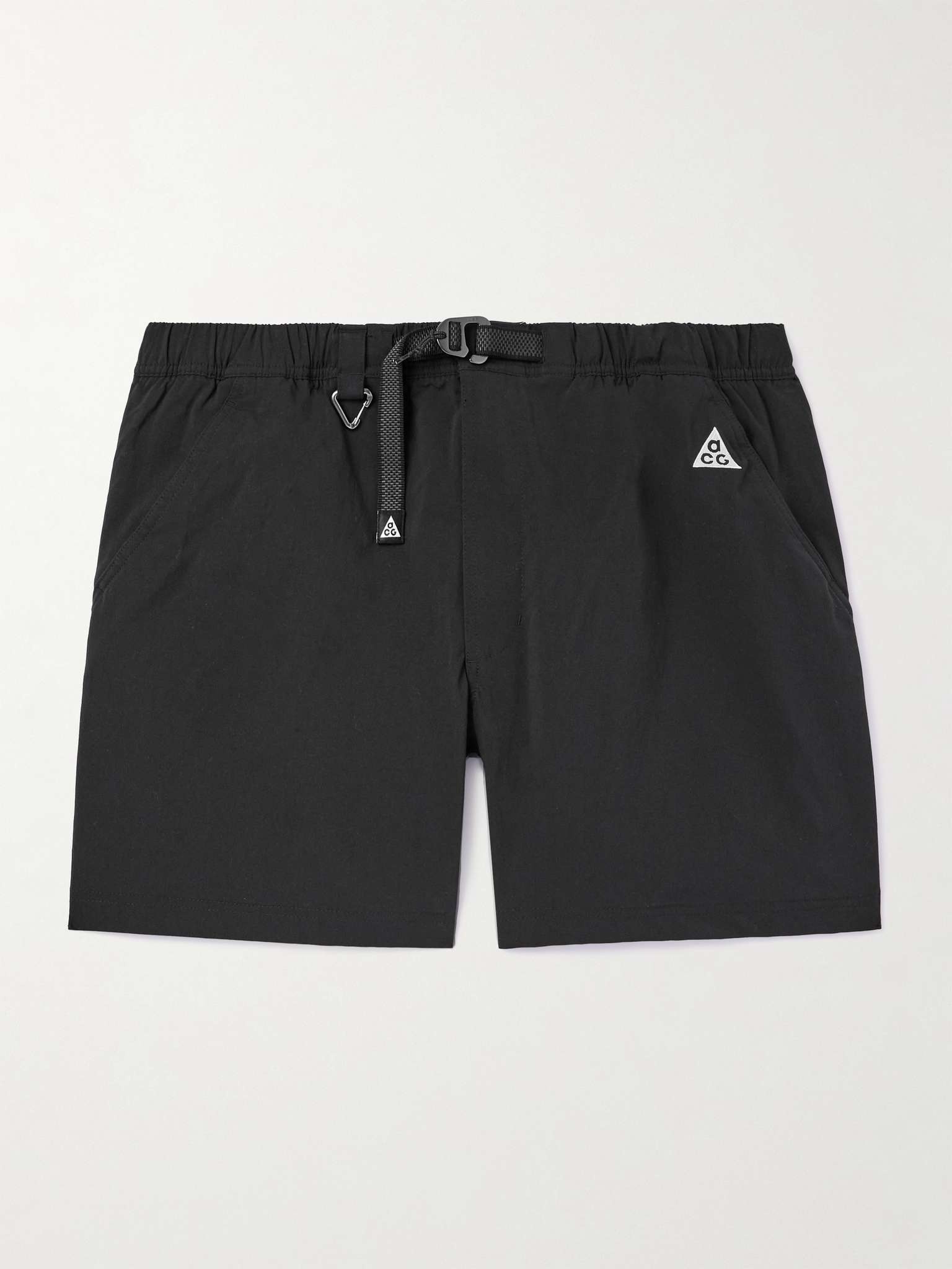 ACG Straight-Leg Belted Logo-Embroidered Shell Shorts - 1