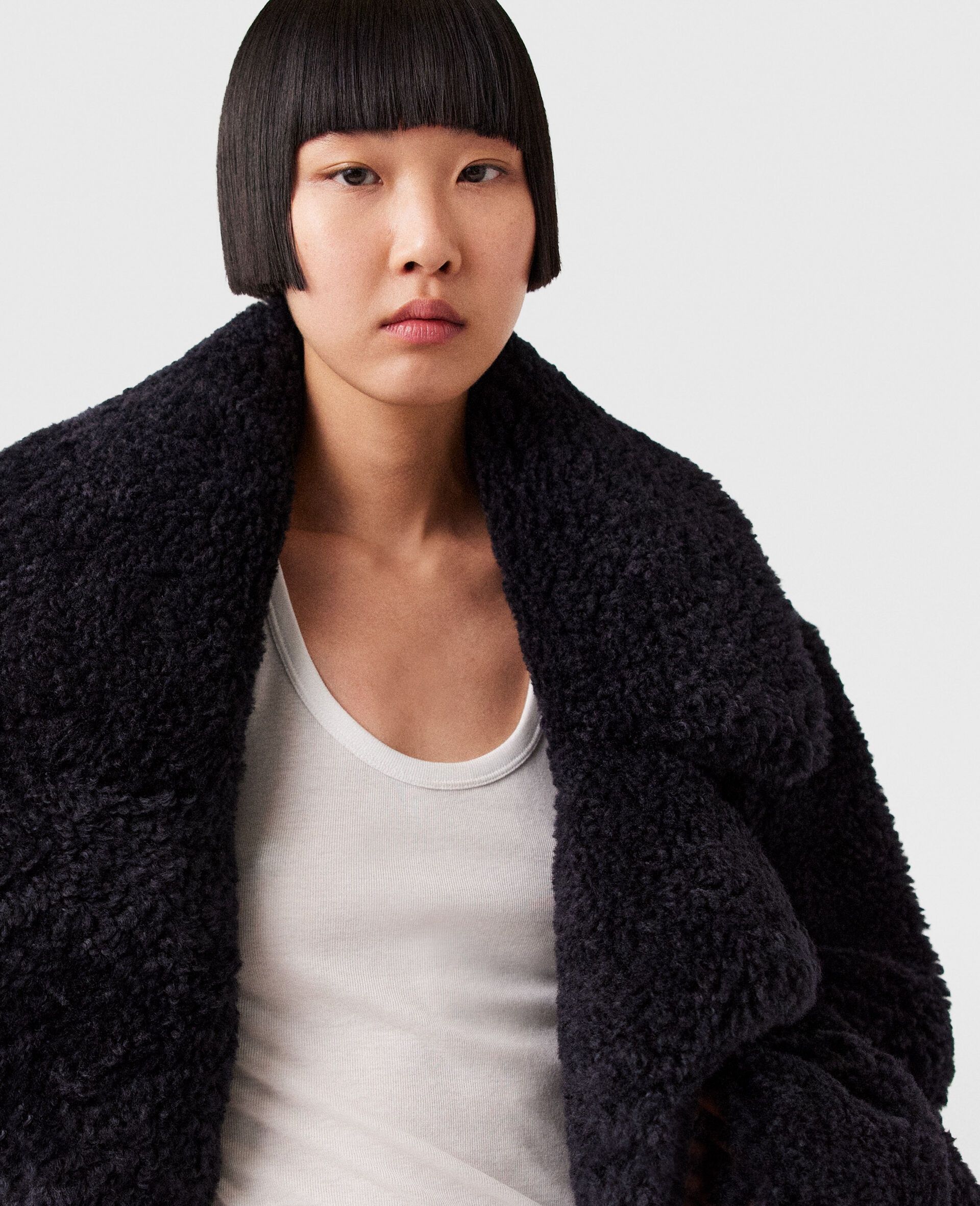 Belted Plush Teddy Jacket - 3