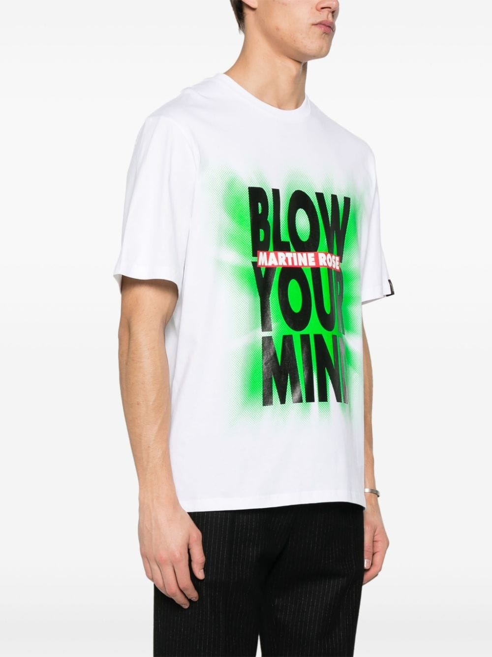 logo-print cotton T-shirt - 3