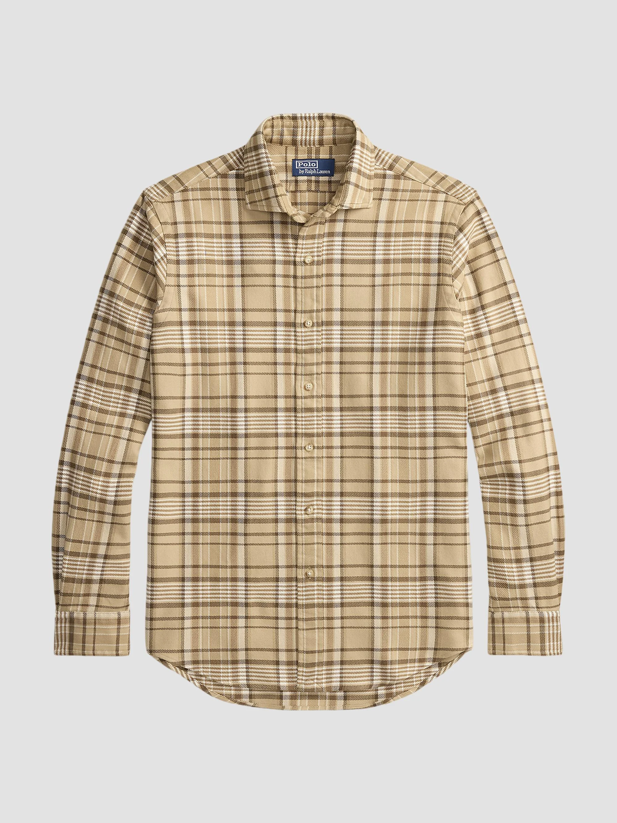 Men's Classic-Fit Plaid Flannel Shirt - Brown Multi - 1