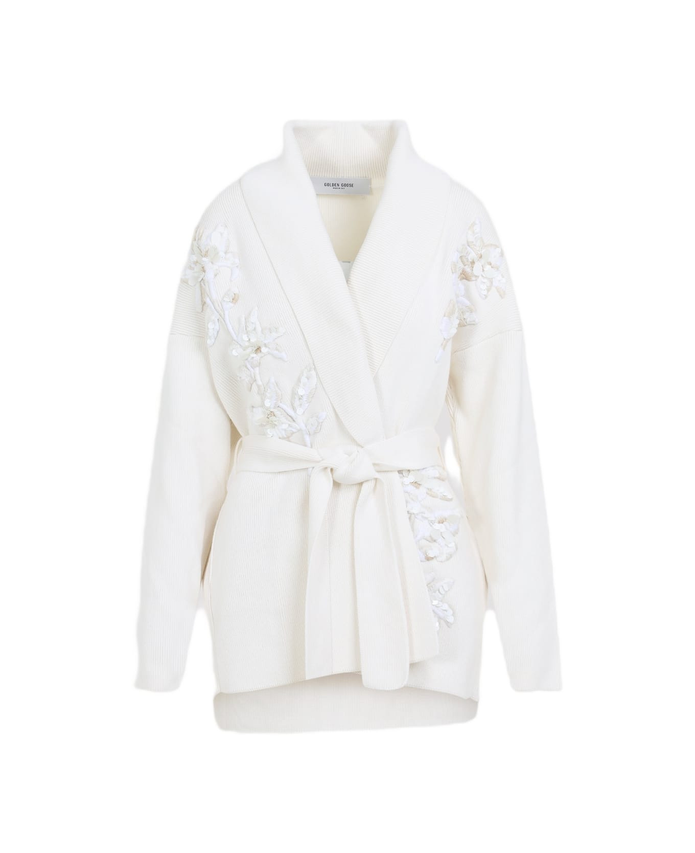 Belted Knit Cardigan - 1