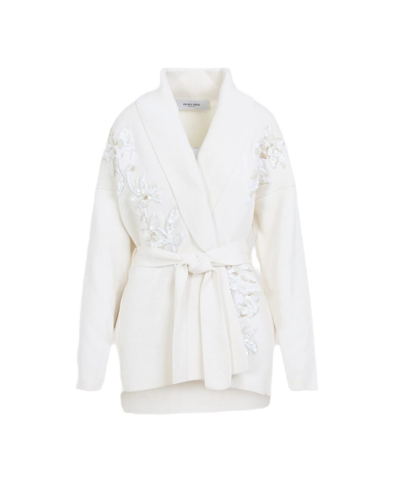 Belted Knit Cardigan - 1