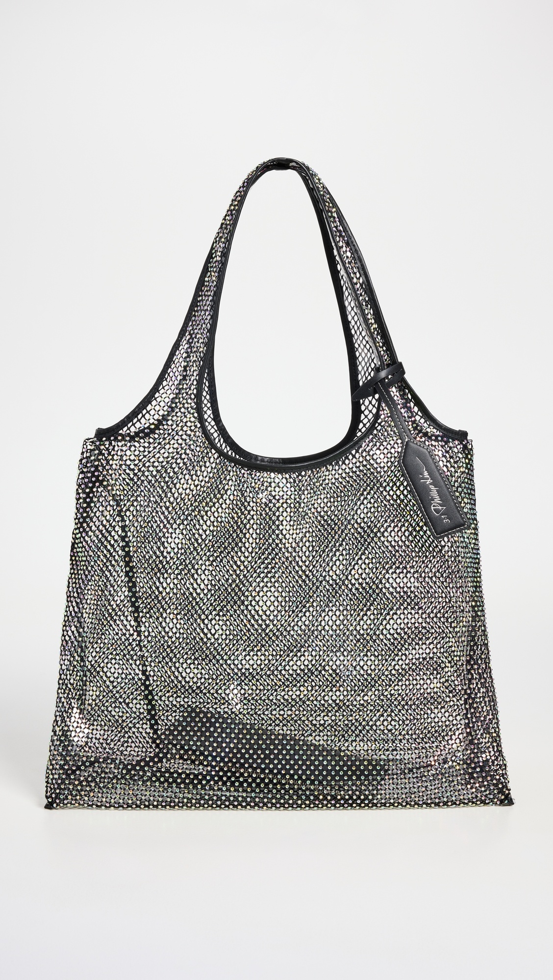Fine Crystal Mesh Market Tote - 1