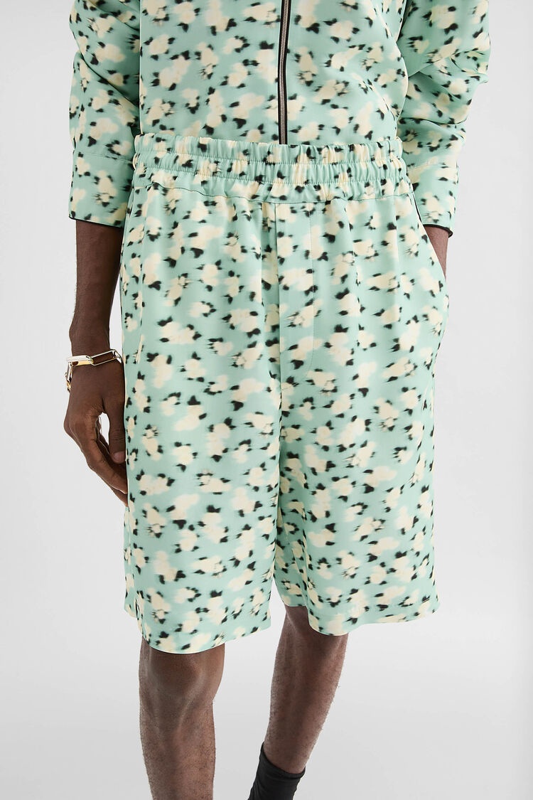 Fluid Viscose Printed Shorts - 6
