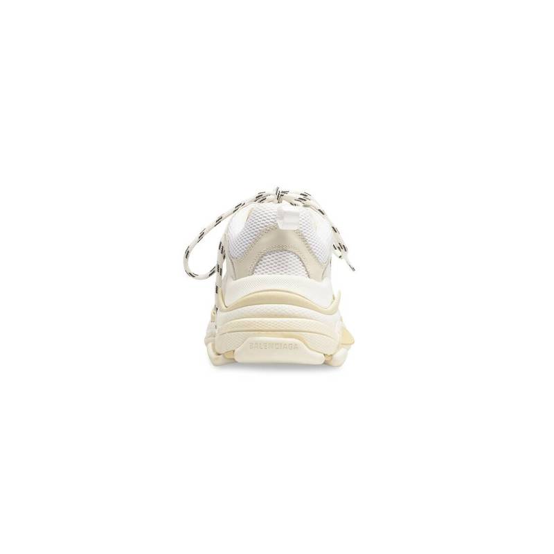 BALENCIAGA Women's Triple S Sneaker in White outlook