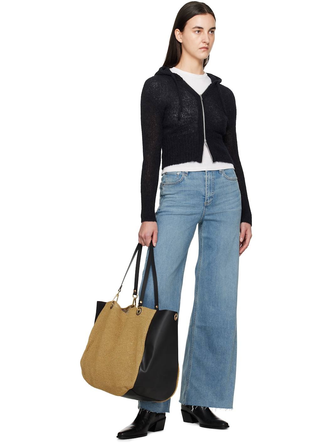 Brown & Black Revival Summer City Tote - 4