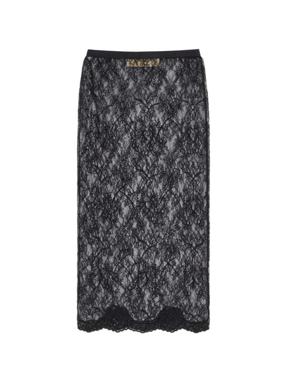 lace midi skirt - 1