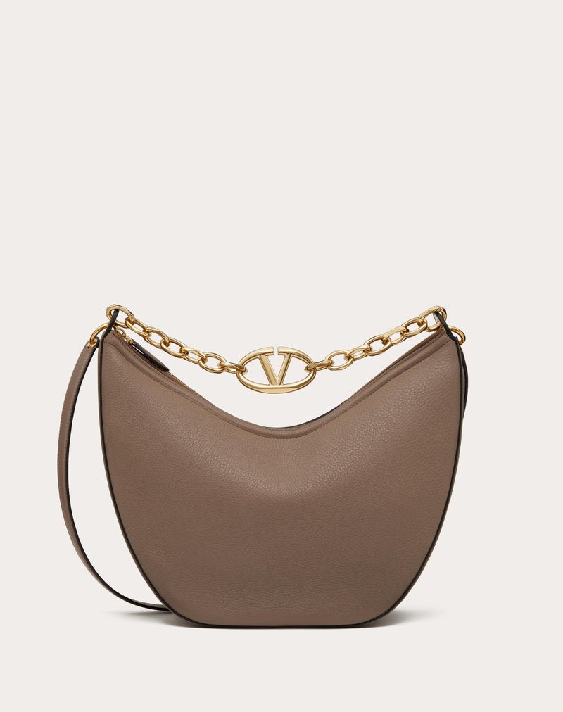 VLOGO MOON MEDIUM GRAINY CALFSKIN HOBO 부대 - 1
