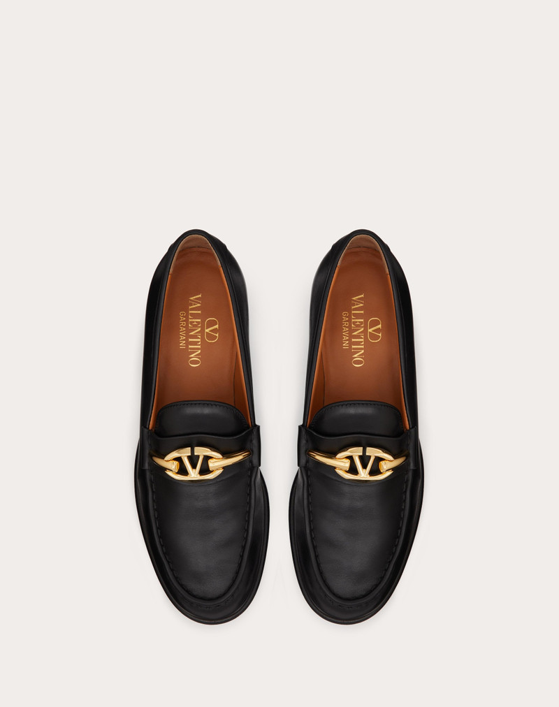 VLOGO 신호 CALFSKIN LOAFER 4