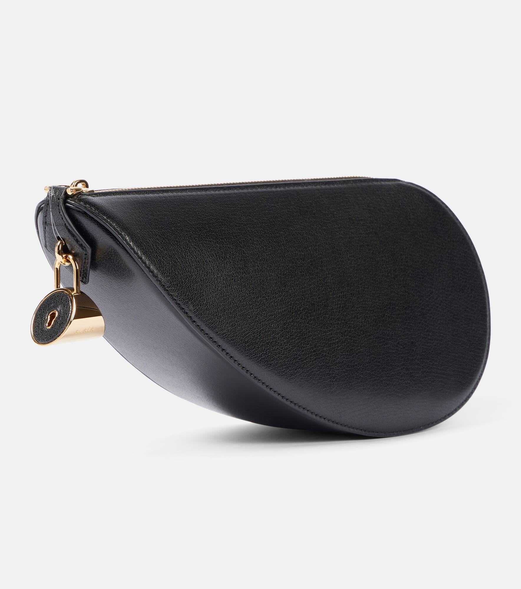 Le Demi Cœur leather clutch - 4