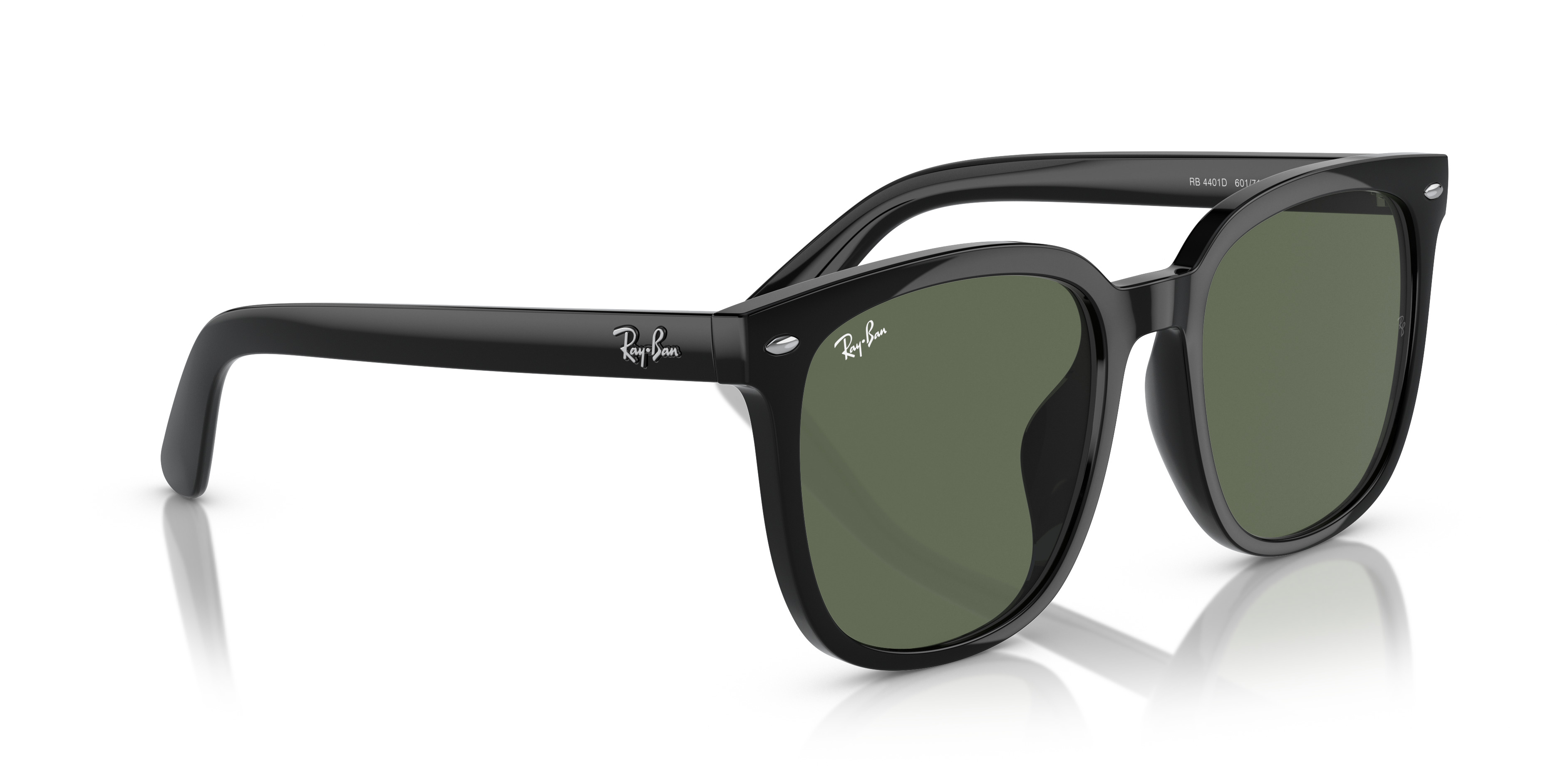 小物 RAY-BAN RB4401D RB4401D Sunglasses in Transparent Grey and Dark Grey