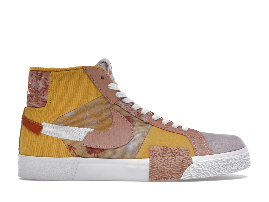 Nike SB Zoom Blazer Mid Premium Floral Paisley Sanded Gold - 1