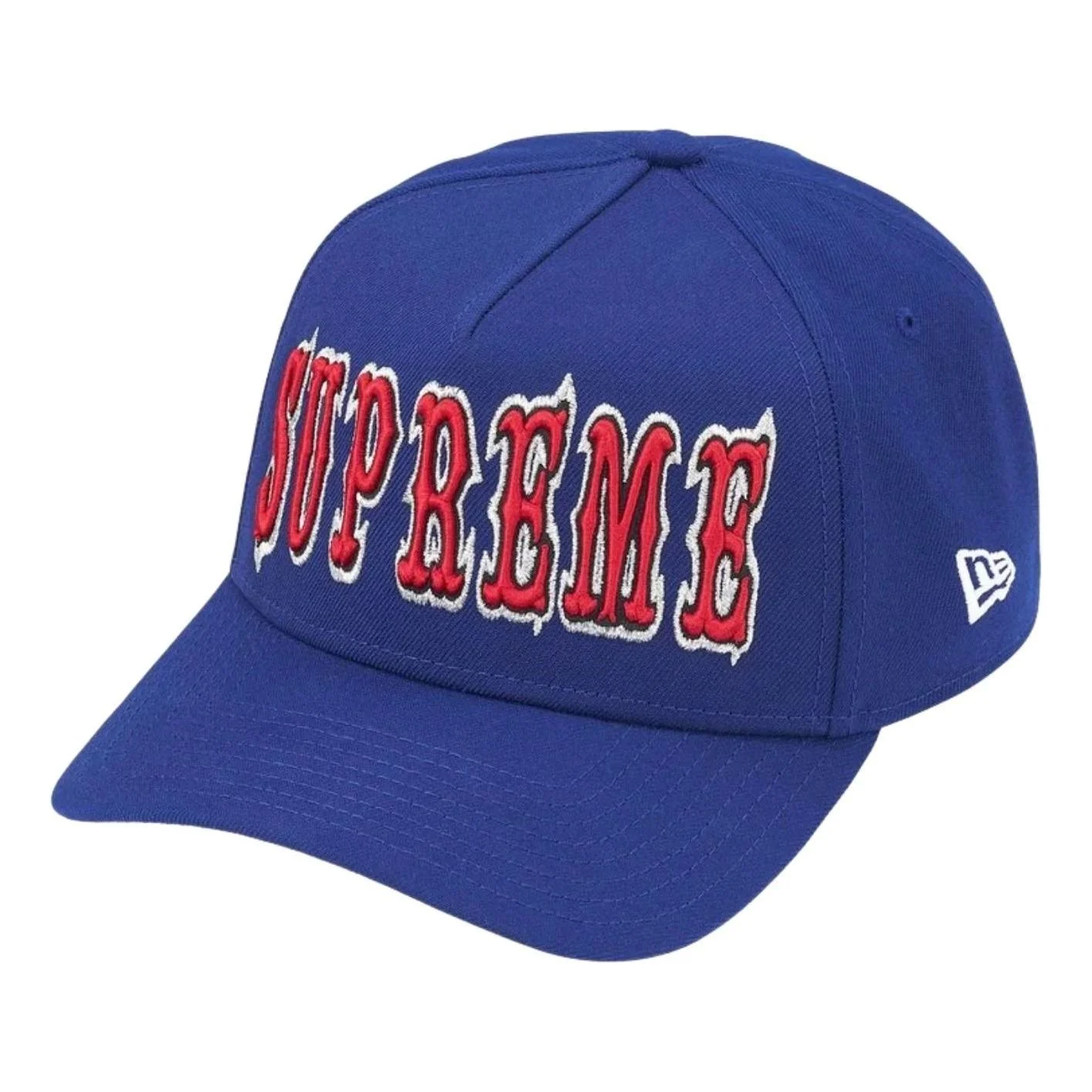 Supreme x New Era SS26 Gothic Outline Adjustable Cap 'Blue' SUP-SS26-1050-BLU - 1