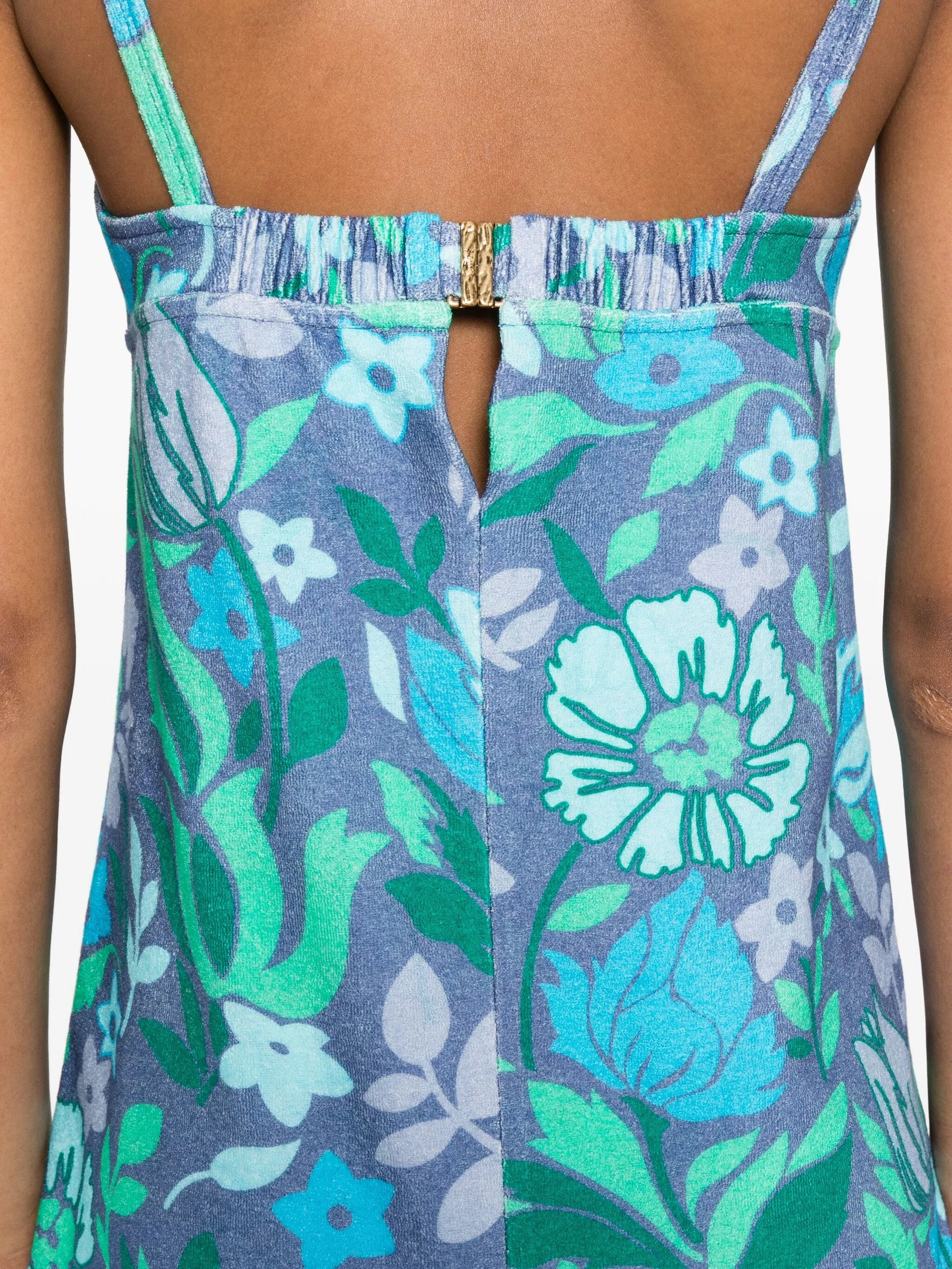 cotton jersey mini dress - 5