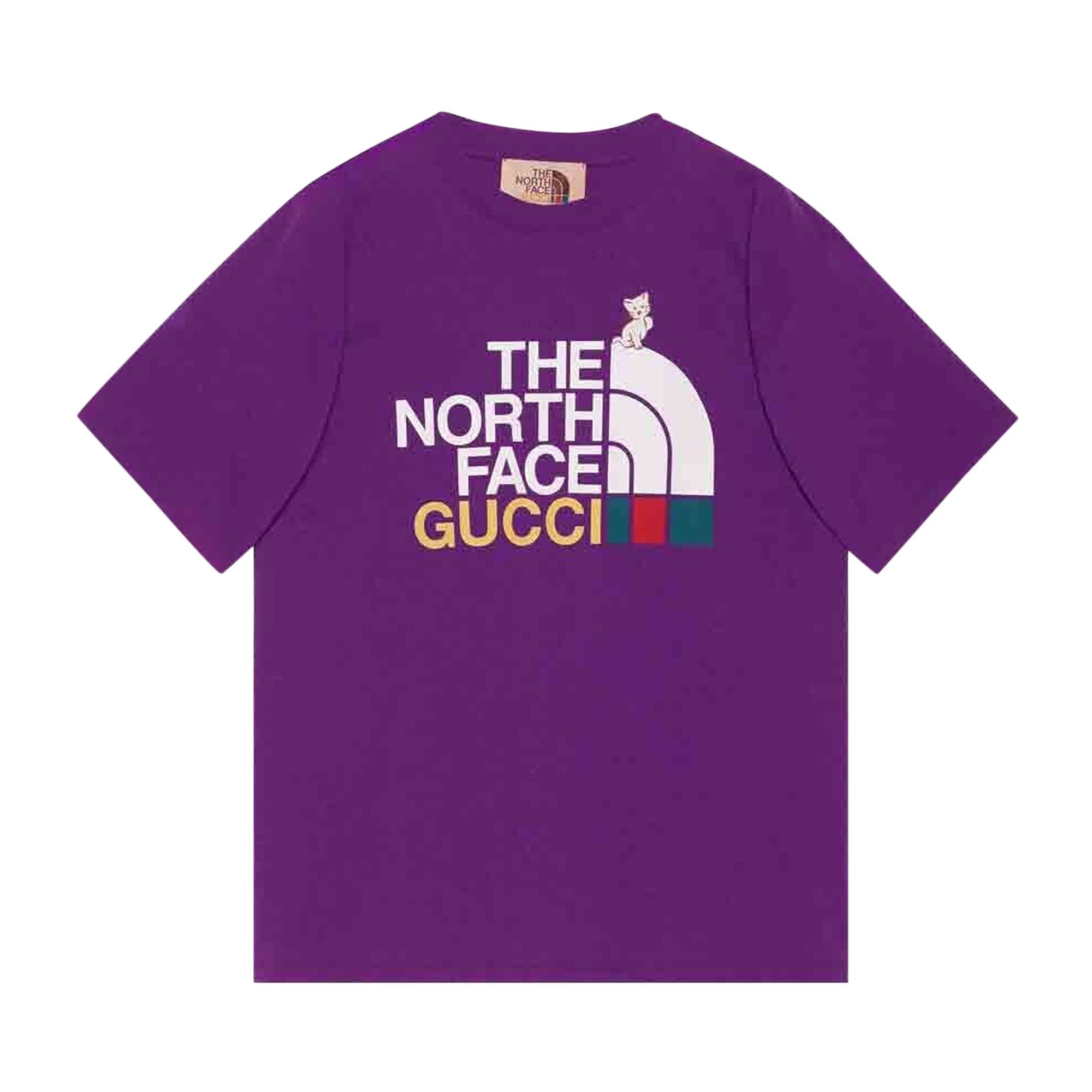 Gucci x The North Face T-Shirt 'Purple' - 1