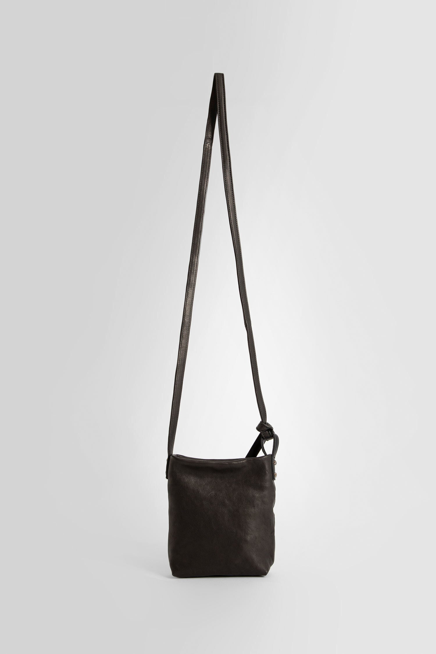 ANN DEMEULEMEESTER UNISEX BLACK SHOULDER BAGS - 3