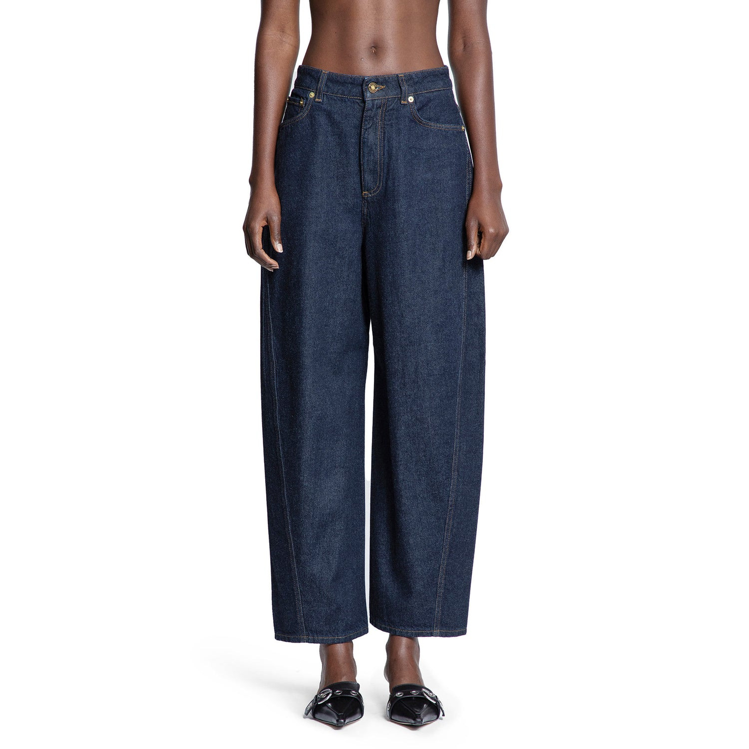 Cocoon-Pants-In-Raw-Denim - 6
