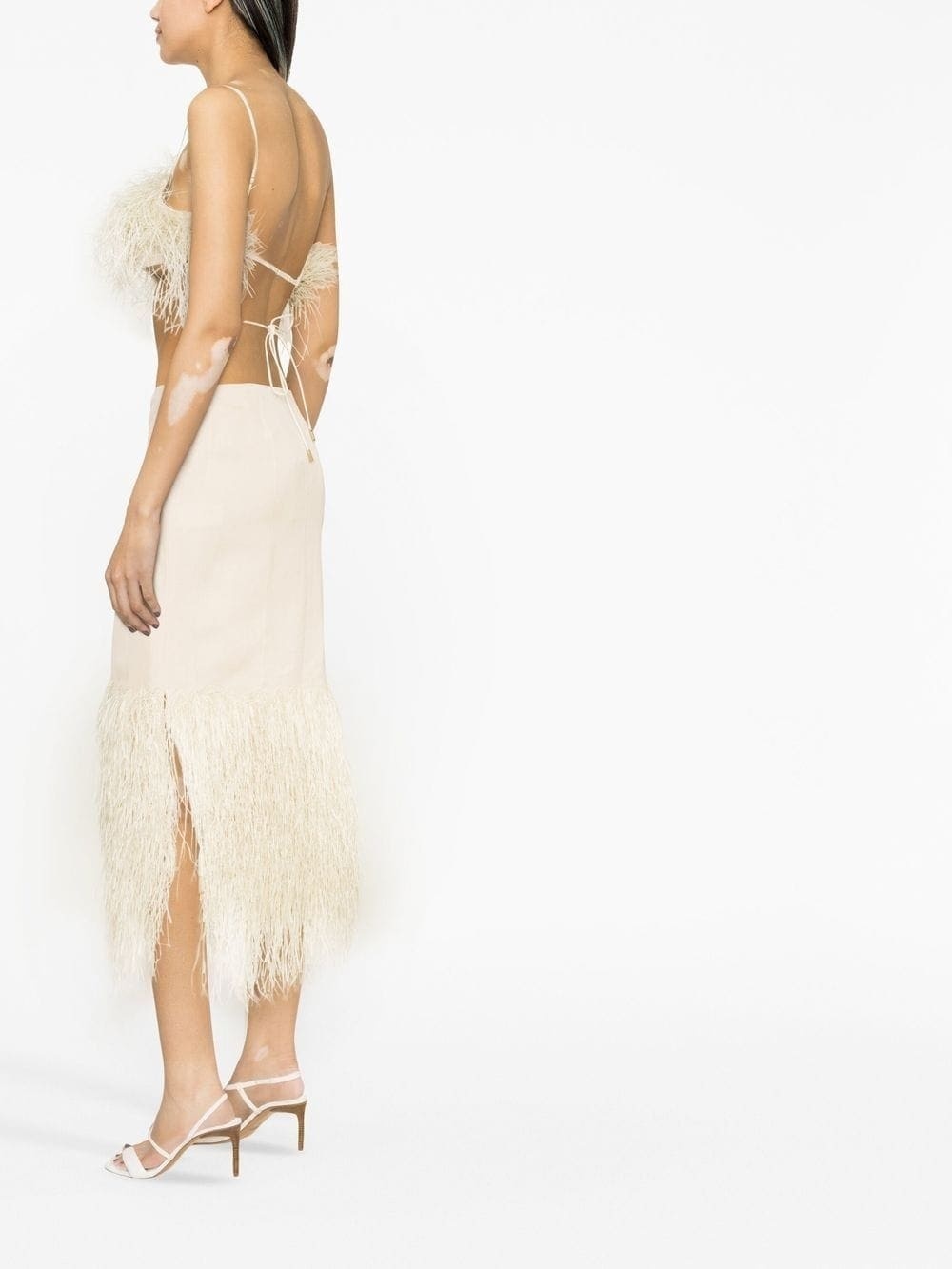 La robe Raphia fringed dress - 3