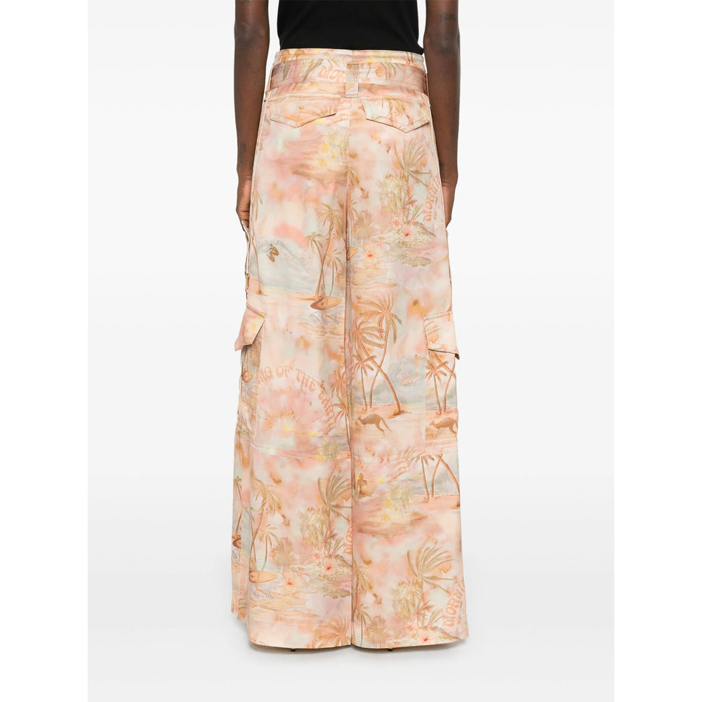 Zimmermann Orange Trousers - Palazzo Pants Women - 3