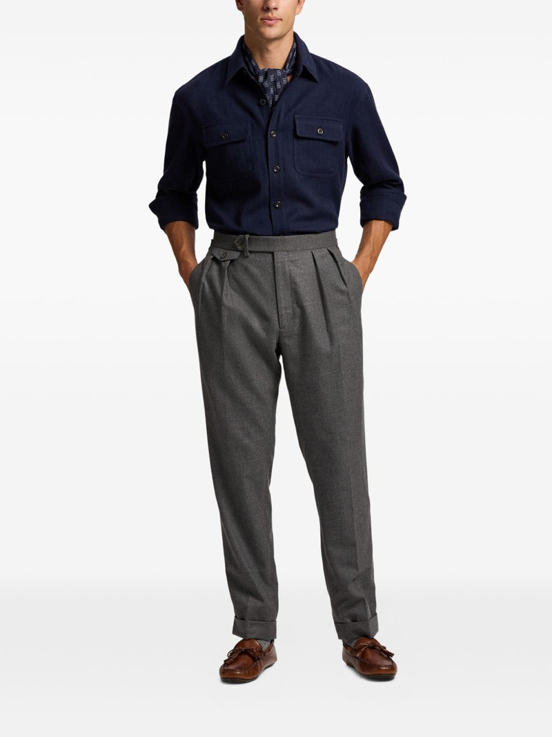 Ralph Lauren herringbone buttoned shirt outlook