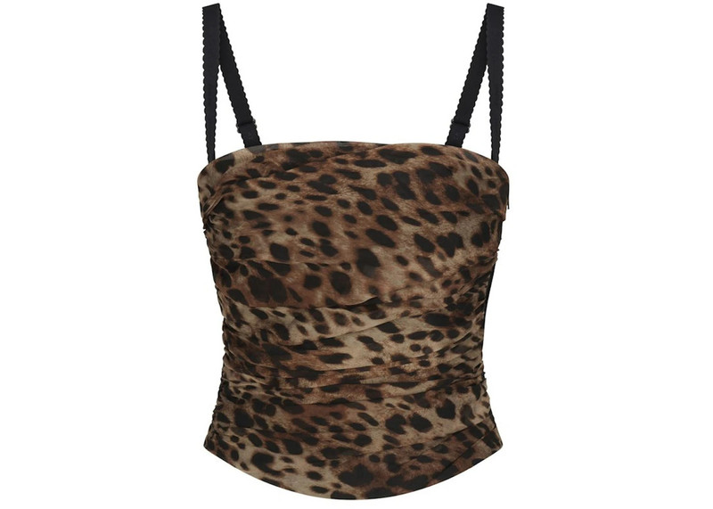 SKIMS x Dolce&Gabbana Skims Romance Corset Leopard 1