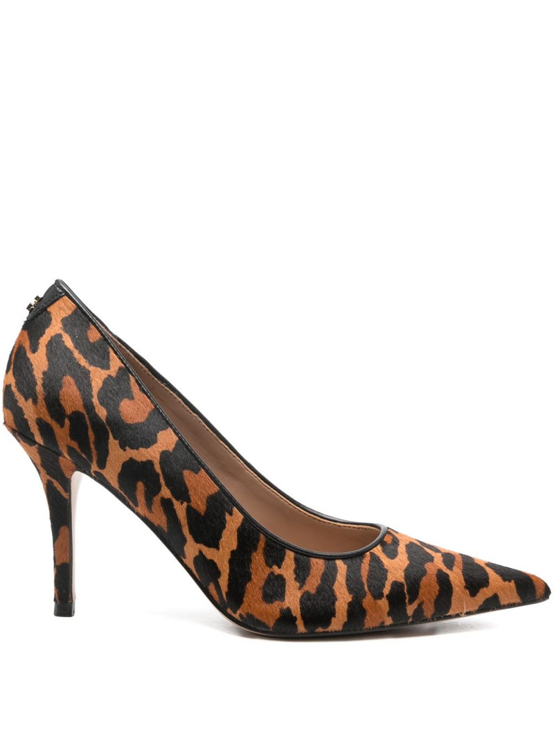 85mm Decollete Prindy leopard-print pumps 1