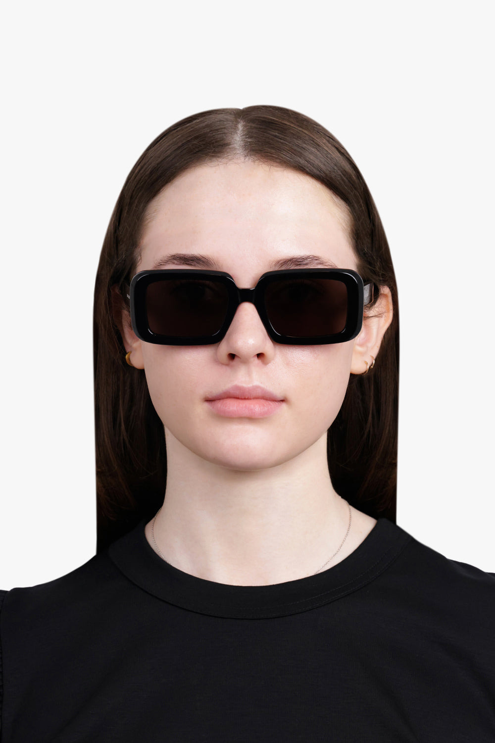 SL 534 SUNRISE RECTANGLE FRAME SUNGLASSES | BLACK - 4