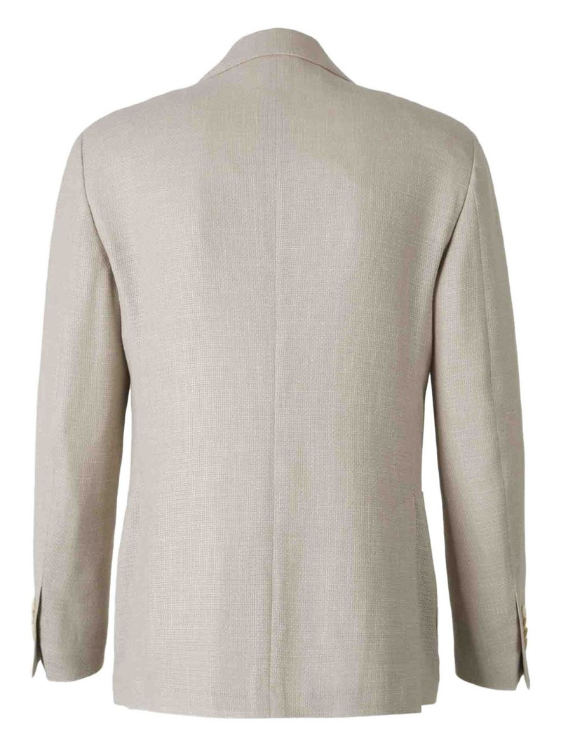 LARDINI basketweave blazer outlook