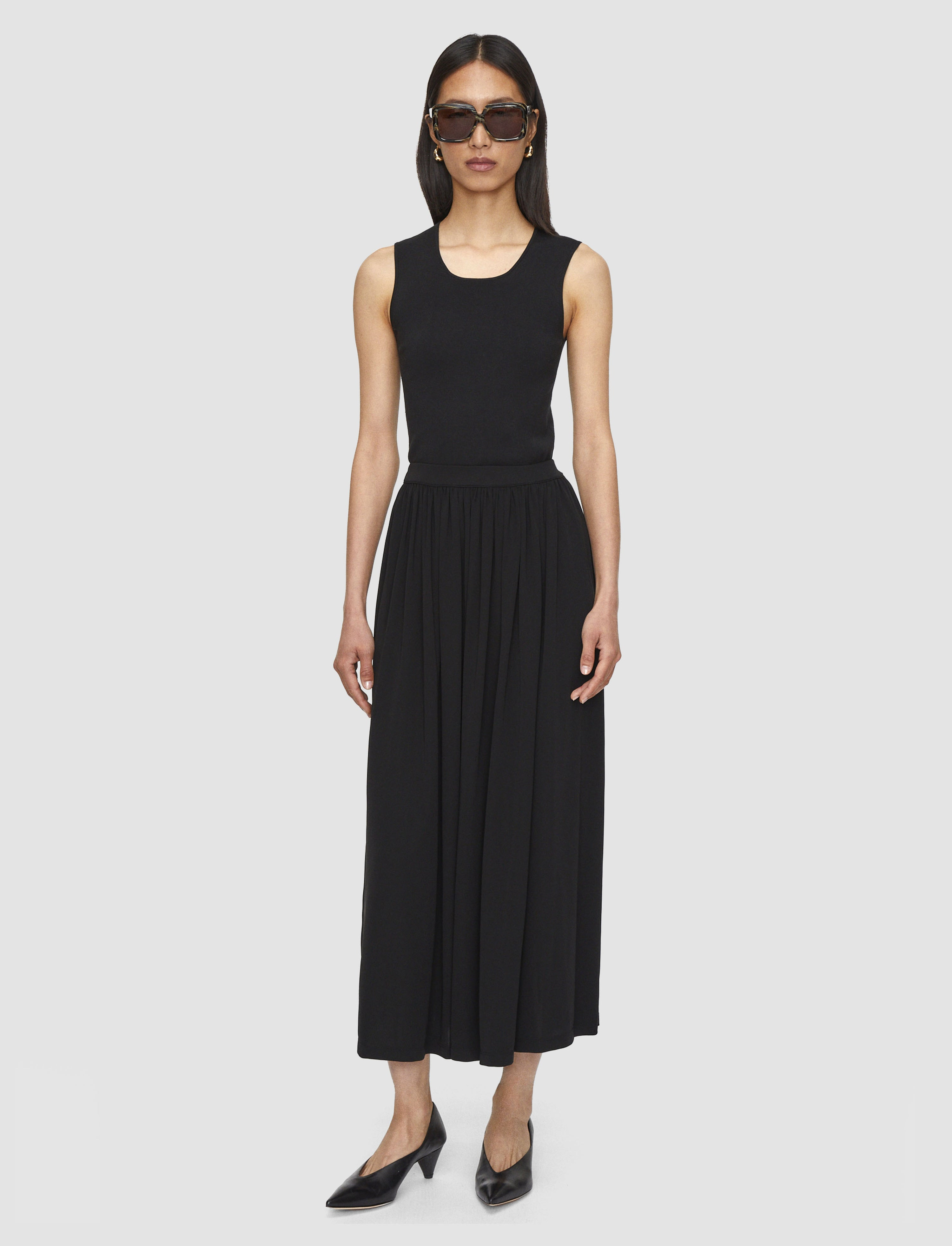 Vidal Crepe Jersey Skirt - 2